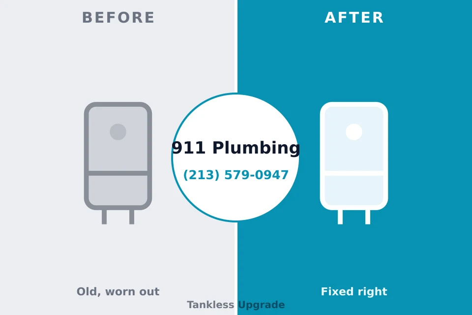 Before and after: plumbing repair Reidville, SC